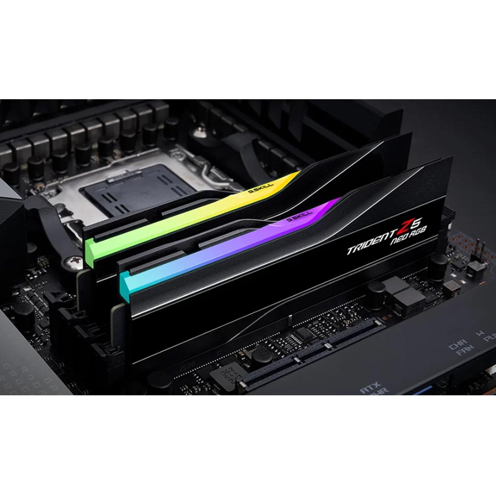 Ram desktop GSKill Trident Z5 Neo RGB BLACK 64GB (2x32GB) DDR5 6000 Mhz (F5-6000J3040G32GX2-TZ5NR)