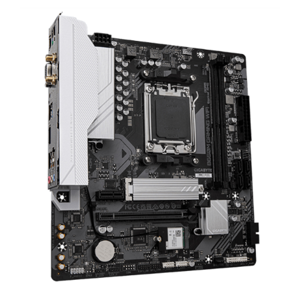 Mainboard Gigabyte B650M GAMING WIFI DDR5 (AMD B650/ Socket AM5/ M-ATX/ 2.5 Gigabit LAN/ Bluetooth)
