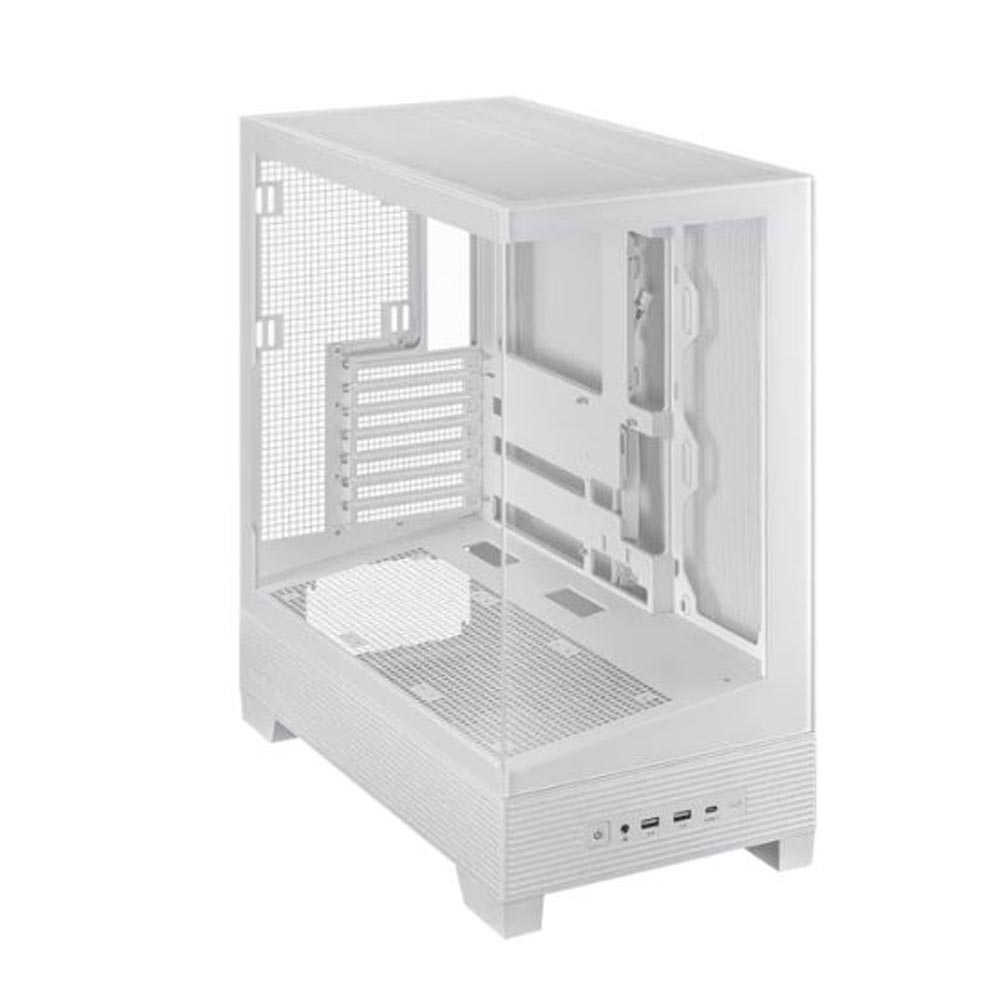 Vỏ máy tính Asus A31 TG White (ATX, tương thích MB giấu dây, hỗ trợ lắp lên tới 10 quạt 120mm)