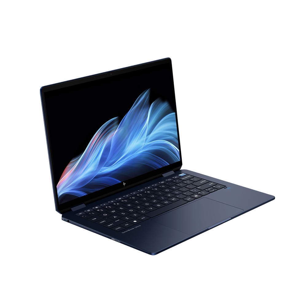 Laptop HP OmniBook UF X360 14-FH0095TU BZ7S2PA (Ultra 9 288V/ 32GB/ 1TB SSD/ 14 inch 2.8K Touch/ 120Hz/ Win 11/ Office/ Xanh/ Vỏ nhôm)