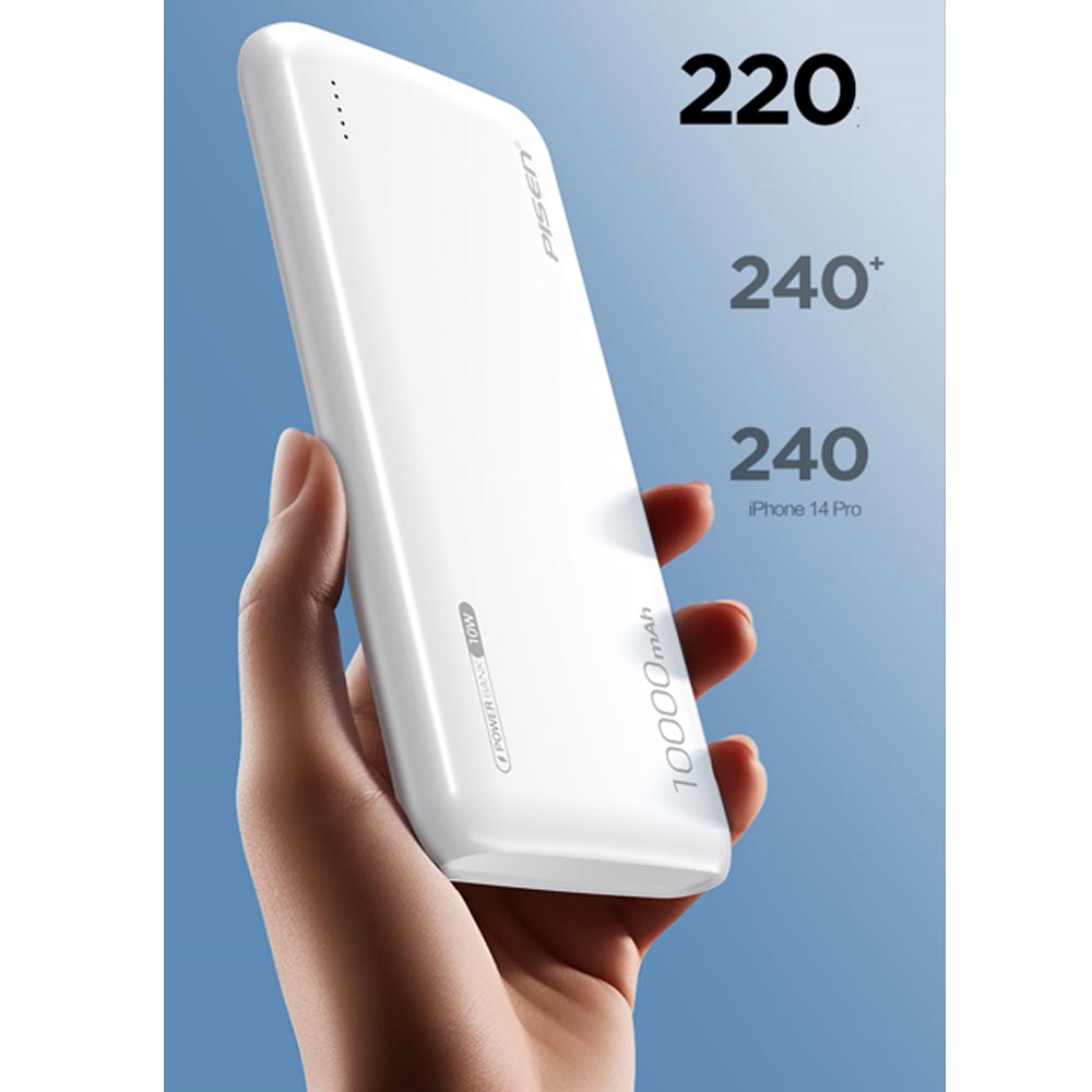 Pin sạc dự phòng Pisen 10.000 mAh TP-D094 10W