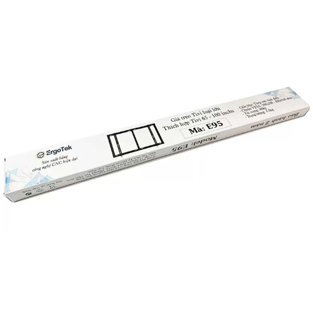 Giá treo Tivi sát tường cỡ đại Ergotek E95 (65 – 100 Inch)
