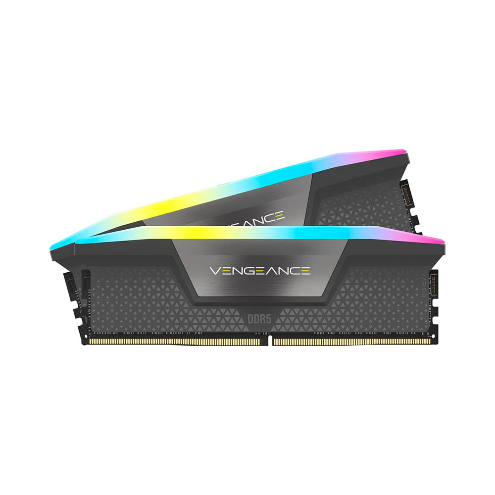Ram PC Corsair Vengeance RGB Black 96GB (2x48GB) DDR5 6000MHz (CMH96GX5M2E6000C36) 