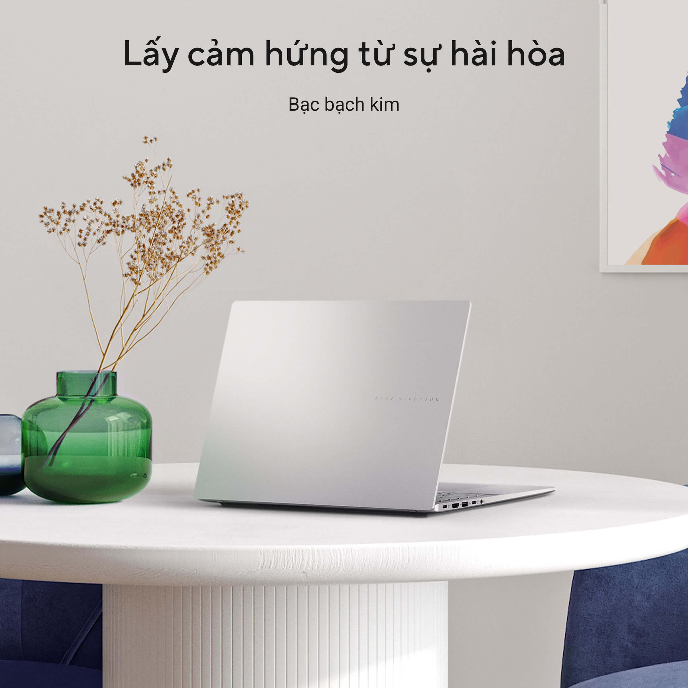 Laptop Asus Vivobook S16 S3607QA-SH040WS (Snapdragon X X1 26 100/ 16GB/ 512GB SSD/ 16 inch WUXGA/ 60HZ/ Win 11/ Office/ Gray/ Vỏ nhôm)