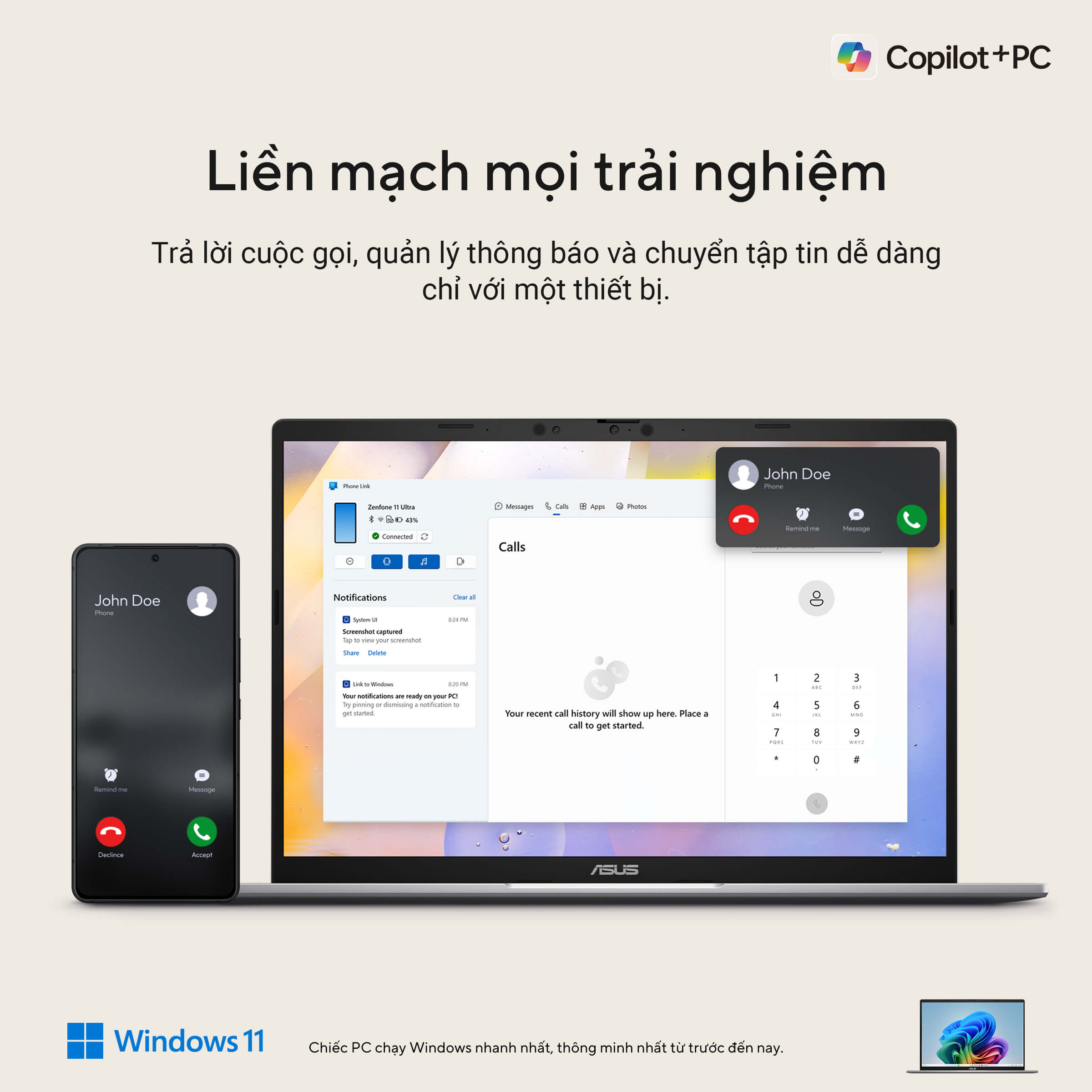 Laptop Asus Vivobook S14 M3407KA-SF032WS (AI 7 350/ 32GB/ 512GB SSD/ 14 inch WUXGA/ 60HZ/ Win 11/ Office/ Silver/ Vỏ nhôm)