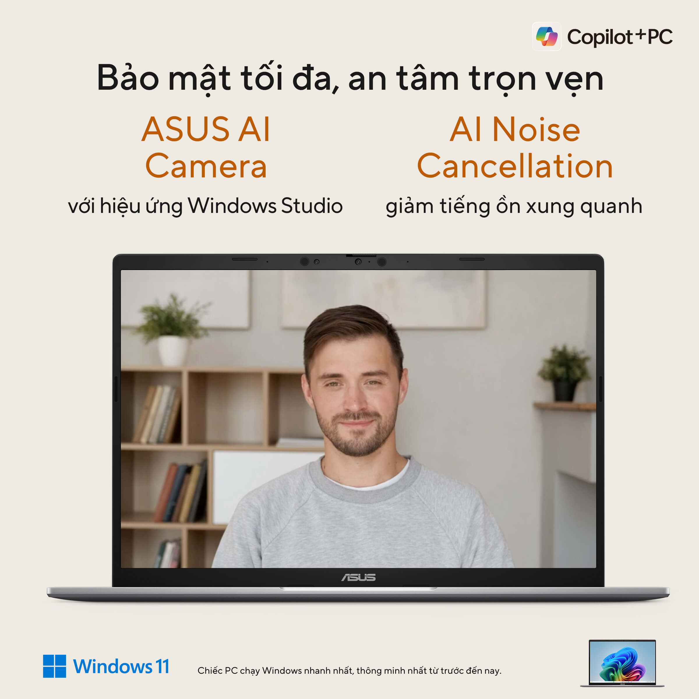 Laptop Asus Vivobook S14 M3407KA-SF032WS (AI 7 350/ 32GB/ 512GB SSD/ 14 inch WUXGA/ 60HZ/ Win 11/ Office/ Silver/ Vỏ nhôm)