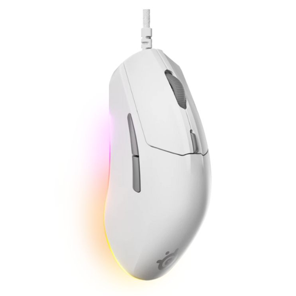 Chuột có dây SteelSeries Rival 3 Gen 2 màu trắng
