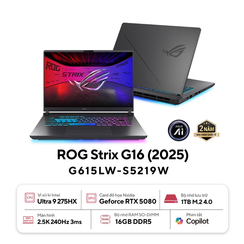 Laptop Asus Gaming ROG Strix G16 G615LW-S5219W 