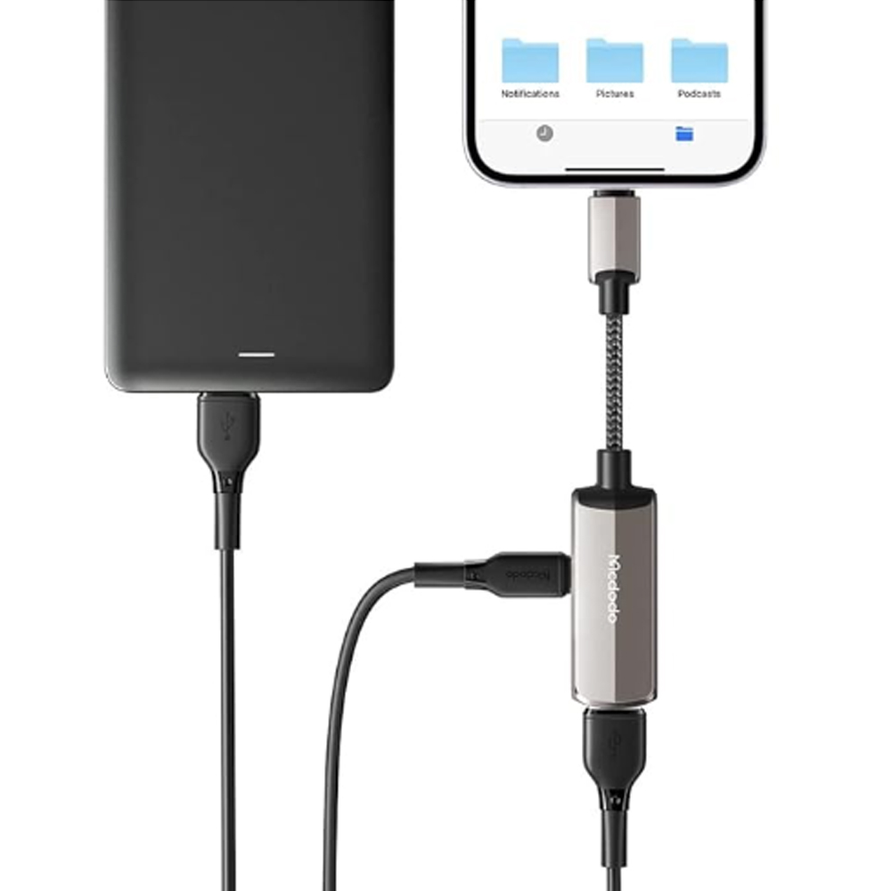 Đầu chuyển OTG Mcdodo CA-2690 USB3.0 sang Lightning 2 trong 1 (OTG+ Lightning)
