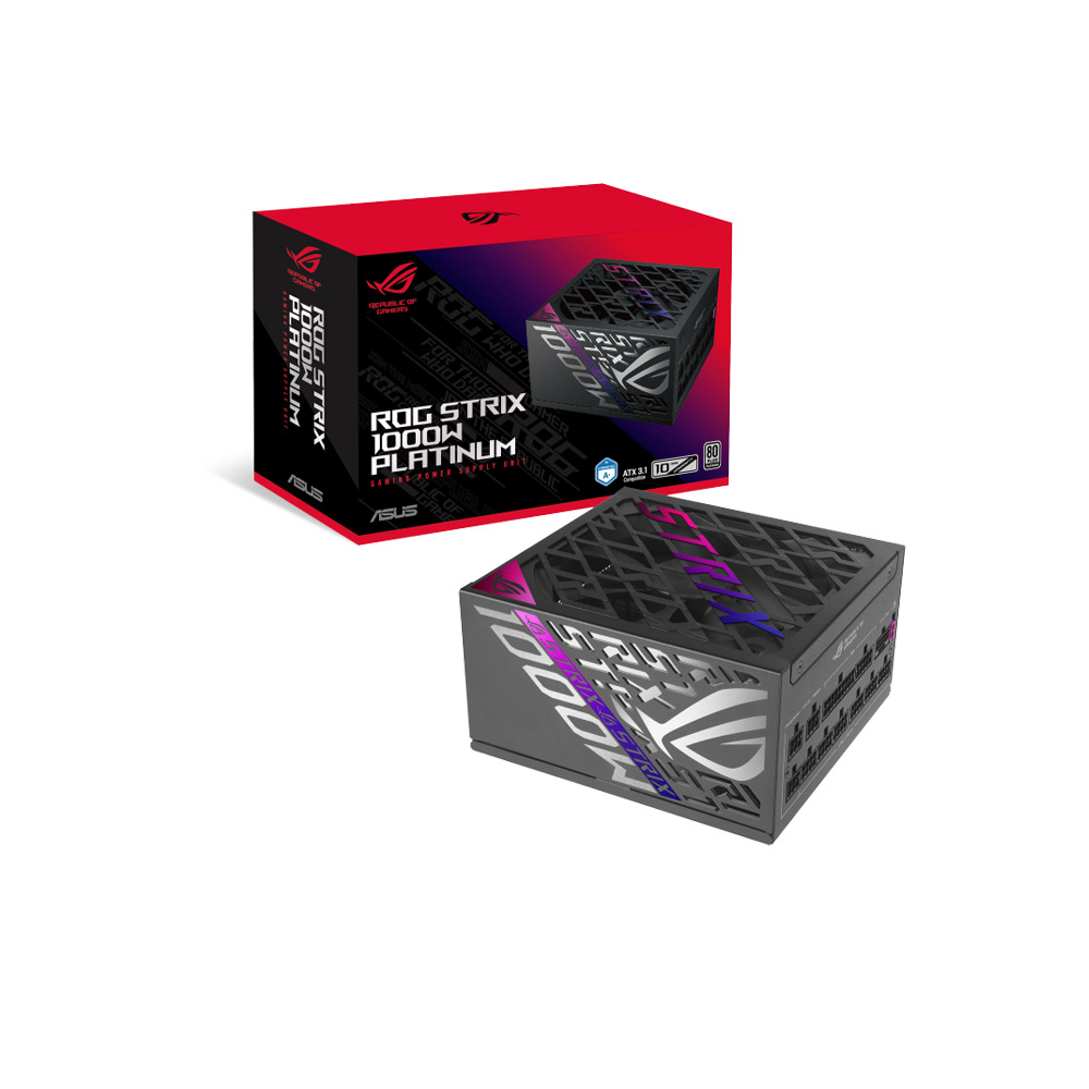Nguồn máy tính Asus ROG Strix 1000P (80 Plus Platinum/ Full-Modular/ ATX/ Đen) 