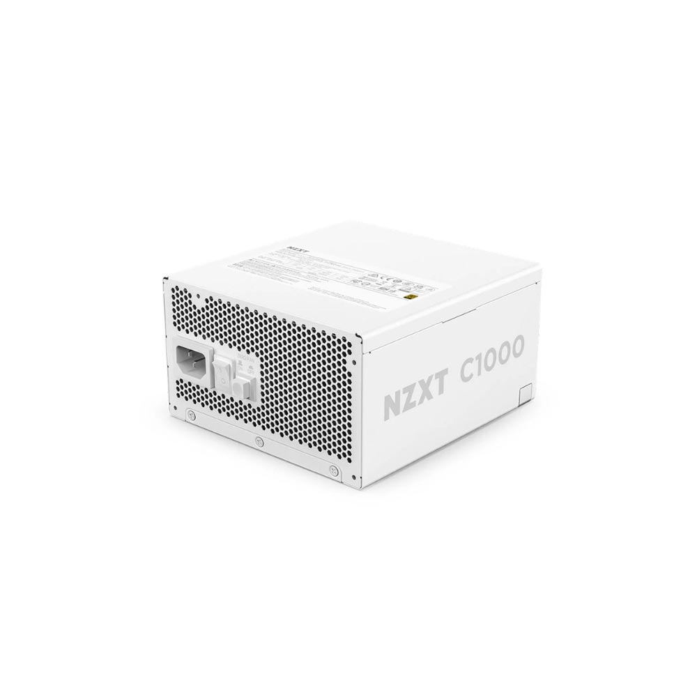 Nguồn máy tính NZXT C1000 White ATX 3.1 (1000W/ 80 Plus Gold/ Full-Modular/ ATX/ Trắng)