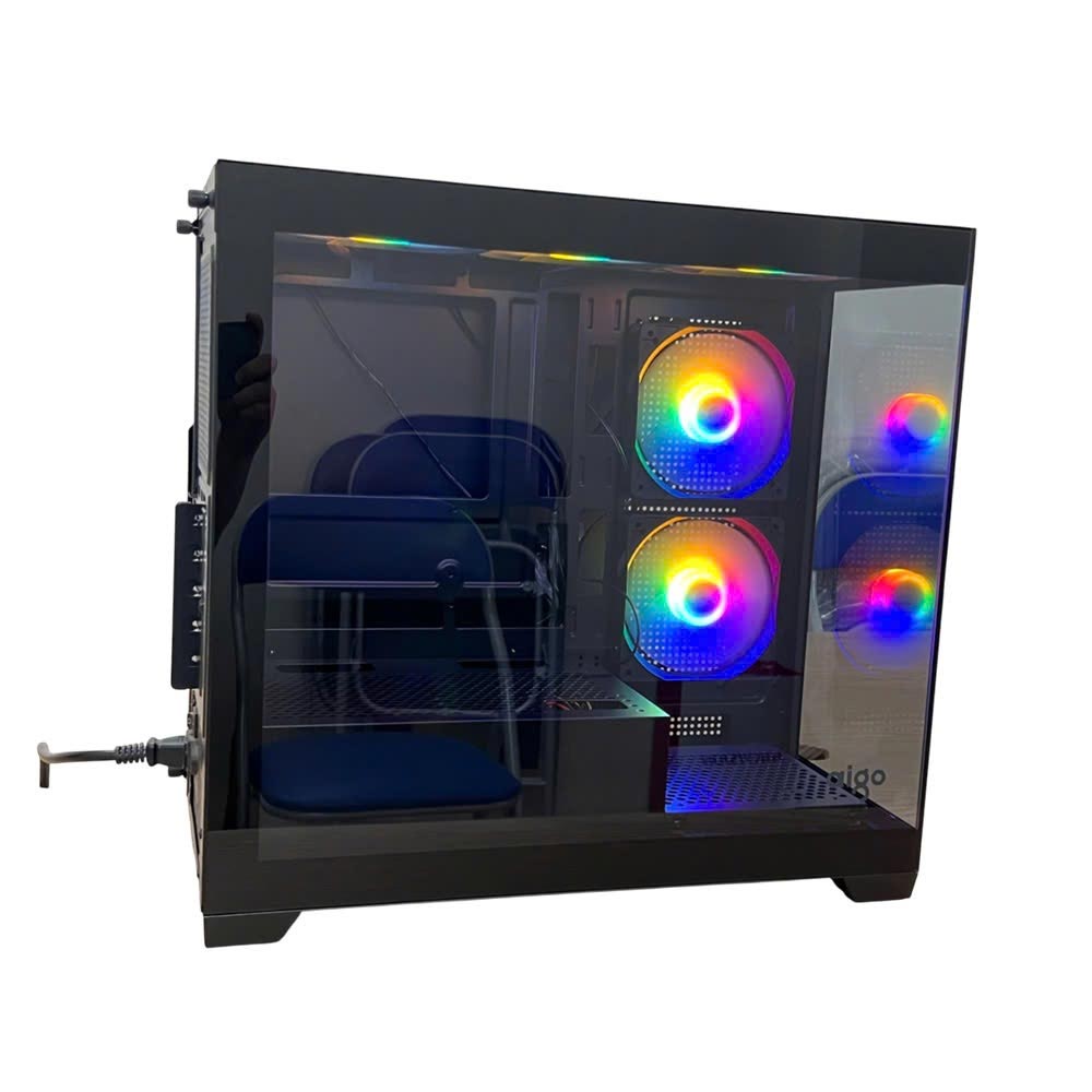 Vỏ máy tính Aigo C218M (MATX - 6 Fan RGB)