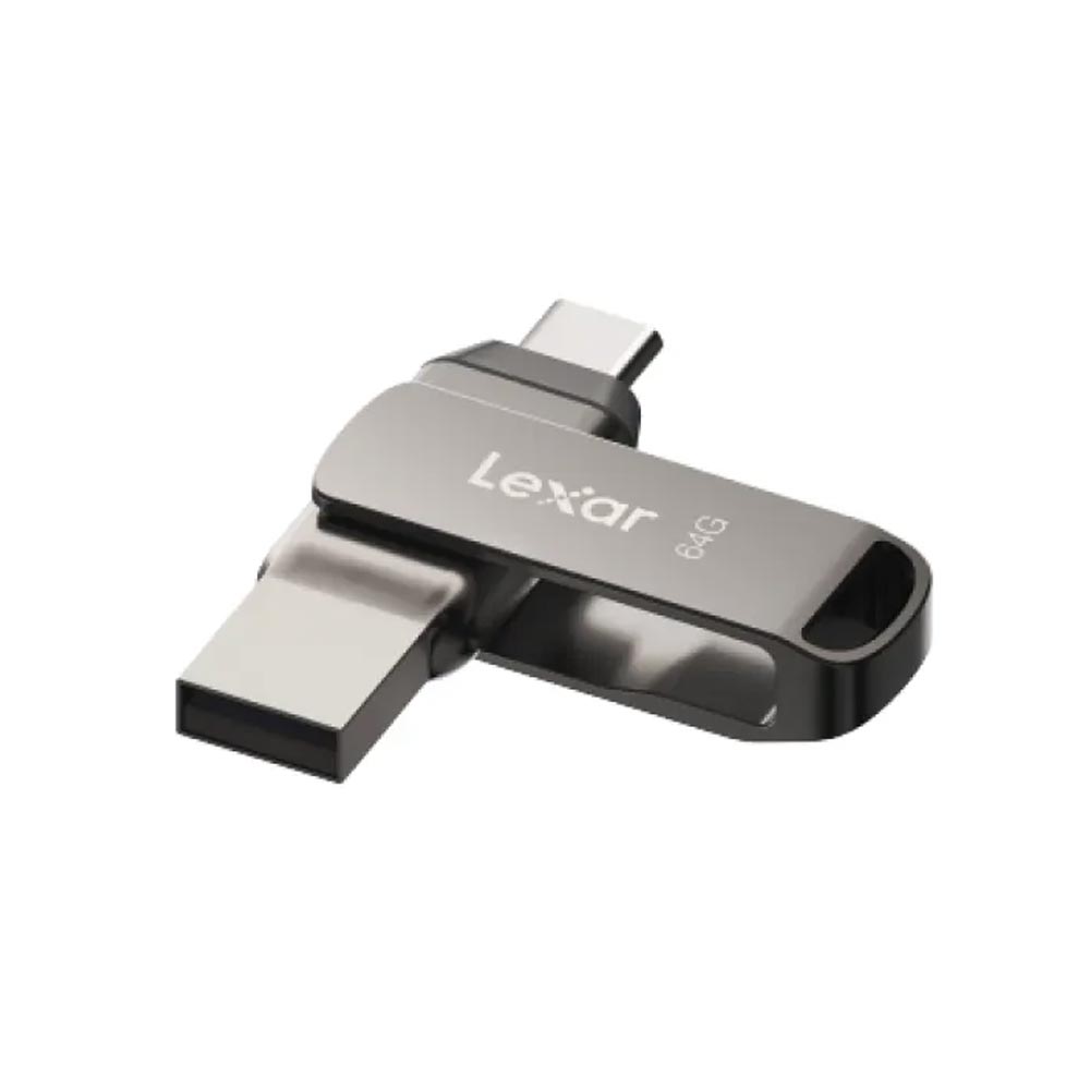USB Lexar JumpDrive D400 OTG 64Gb USB-A và USB-C Màu ghi