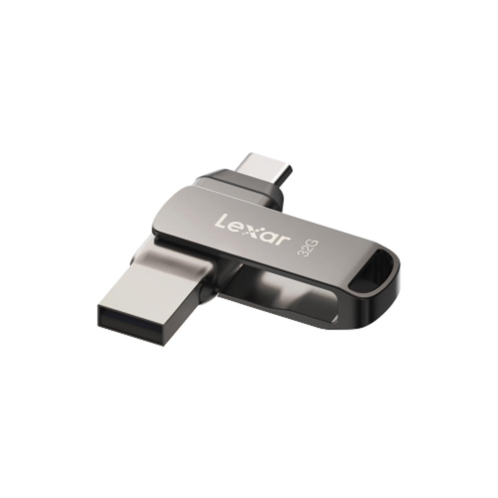 USB Lexar JumpDrive D400 OTG 32Gb USB-A và USB-C Màu ghi