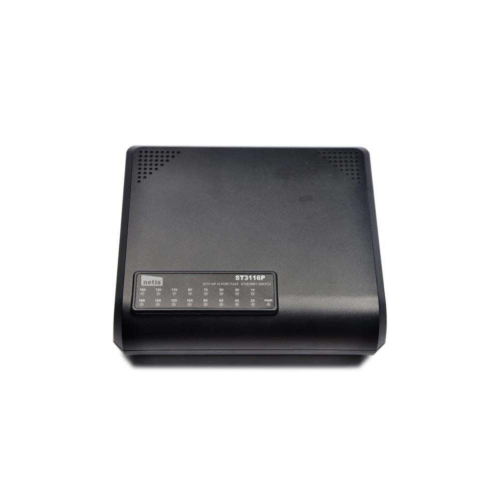 Switch Netis ST3116P (10/100Mbps/ 16 Cổng/ Vỏ Nhựa)