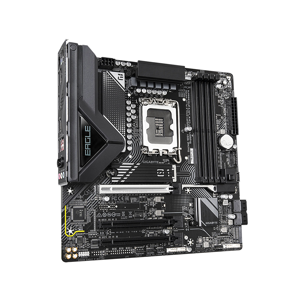 Mainboard Gigabyte B860M EAGLE PLUS WIFI6E DDR5 (Intel B860/ Socket 1851/ M-ATX/ 4 khe ram/ 2.5 Gigabit LAN)
