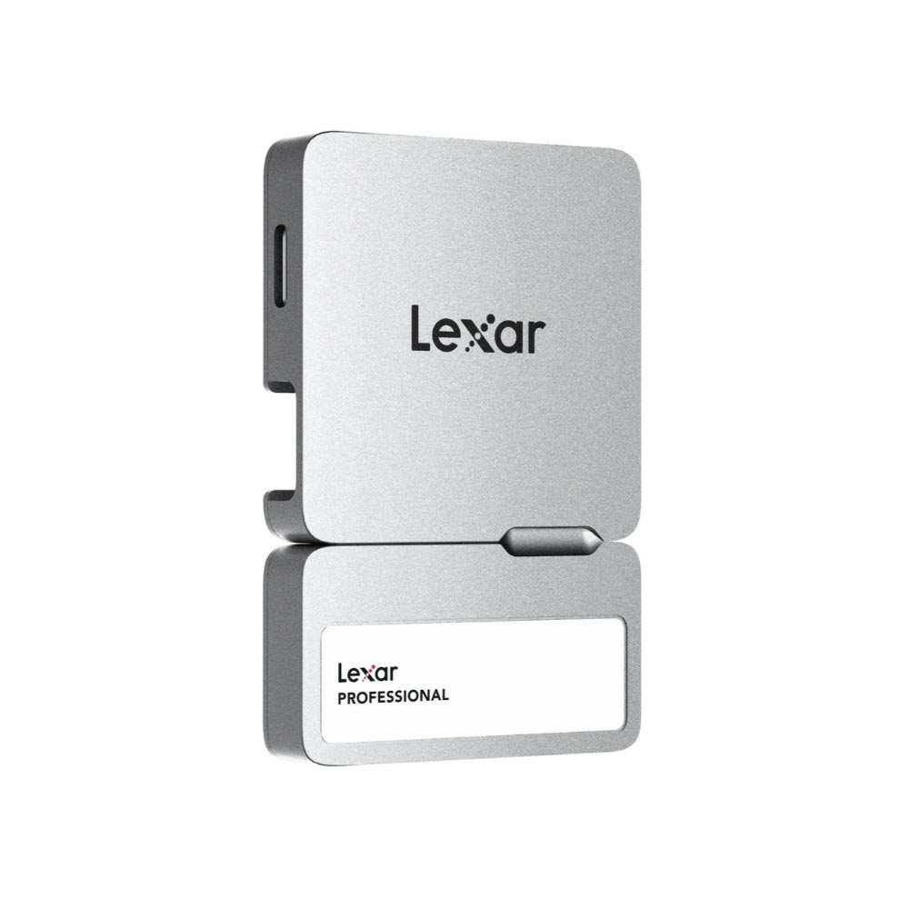 Ổ cứng di động SSD Lexar Professional Go With Hub SL400 1TB  Gen 2 LSL400S001T-RNBNG (Type-C và USB3.2/ 1050MB/s/ 1000MB/s/ Bạc)