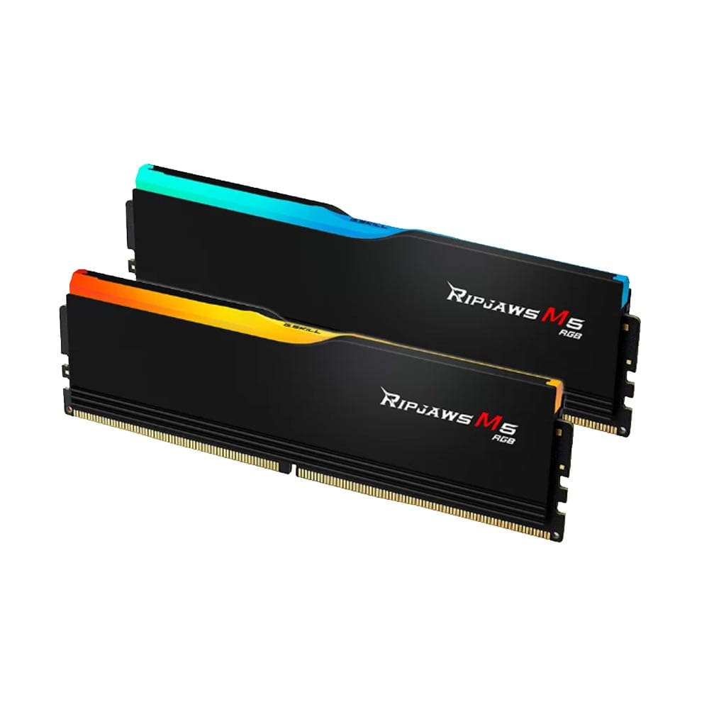 Ram PC GSKill Ripjaws M5 RGB 32GB (2x16Gb) DDR5 6000Mhz Black (F5-6000J3636F16GX2-RM5RK)
