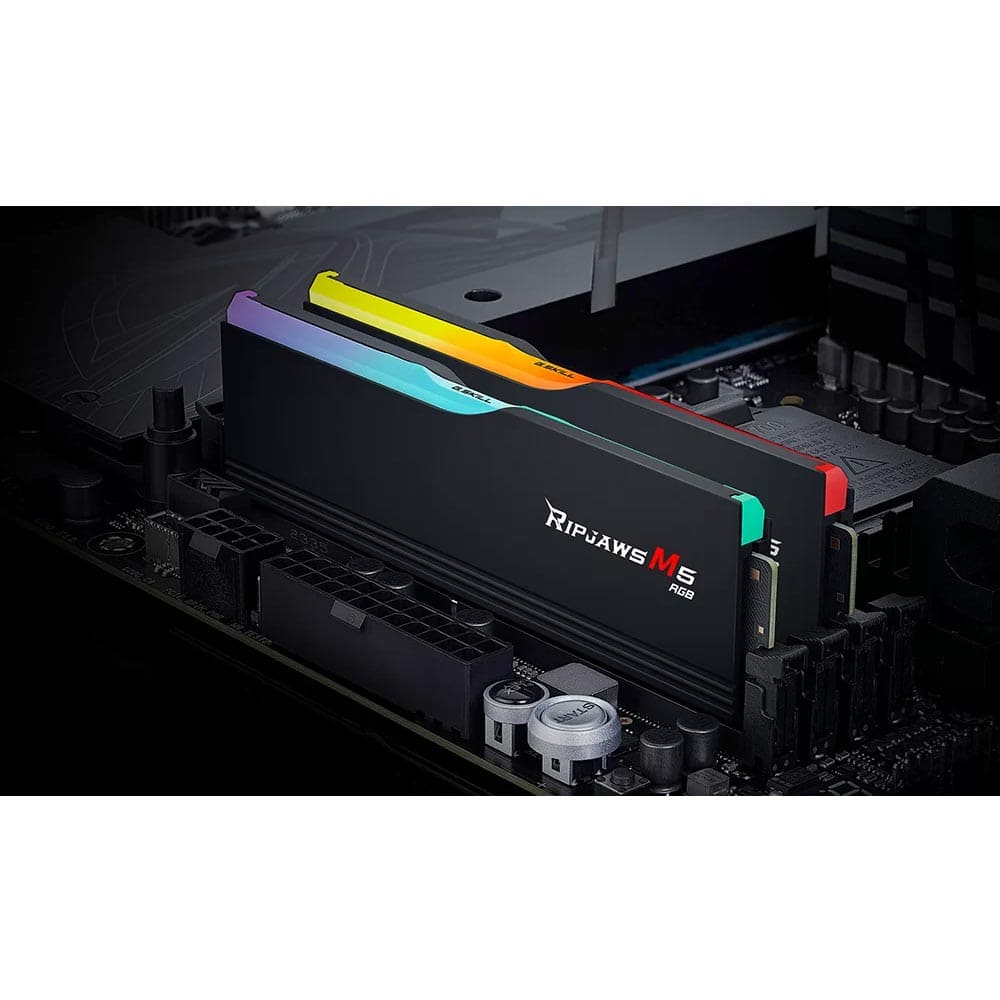 Ram PC GSKill Ripjaws M5 RGB 32GB (2x16Gb) DDR5 6000Mhz Black (F5-6000J3636F16GX2-RM5RK)