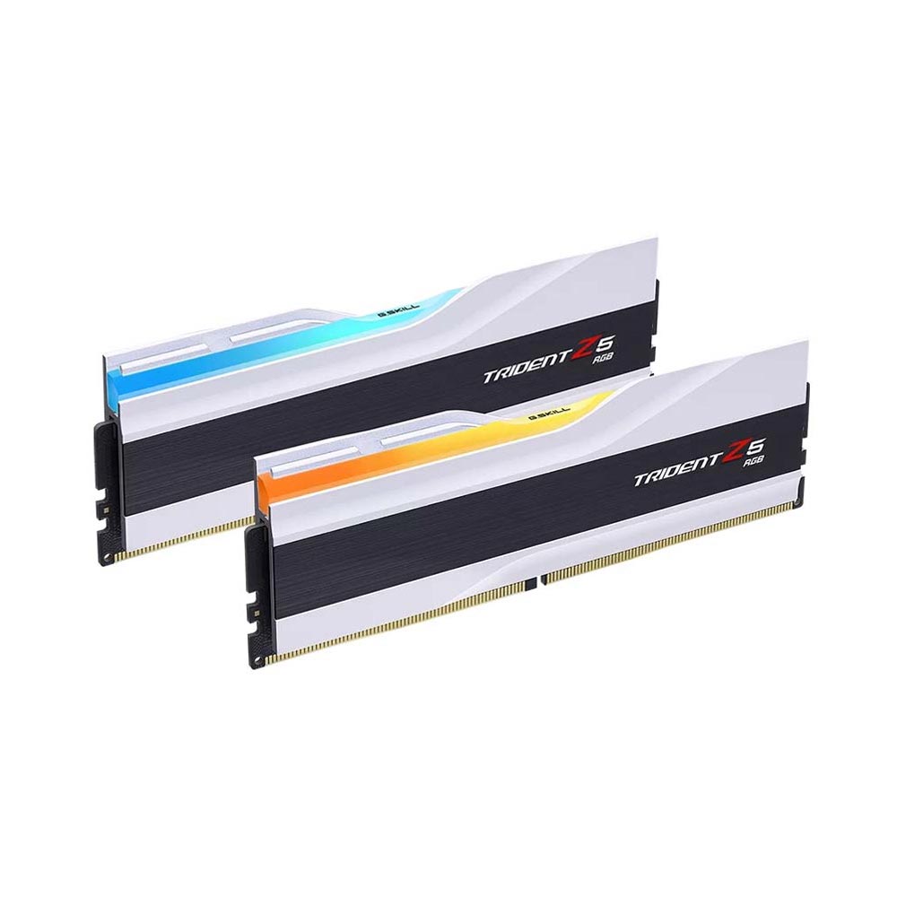 Ram PC GSKill Trident Z5 RGB 32GB (2x16GB) DDR5 6000Mhz White (F5-6000J3636F16GX2-TZ5RW)