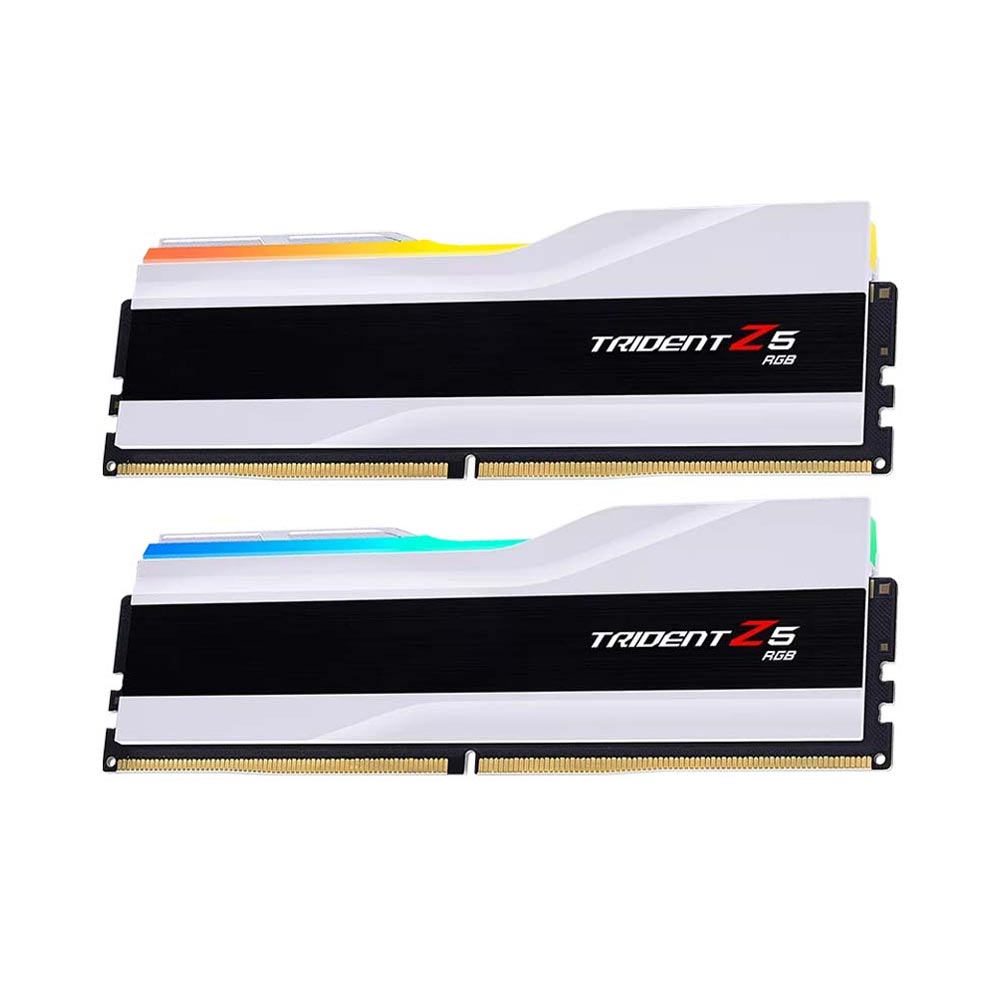 Ram PC GSKill Trident Z5 RGB 32GB (2x16GB) DDR5 6000Mhz Silver (F5-6000J3636F16GX2-TZ5RS)