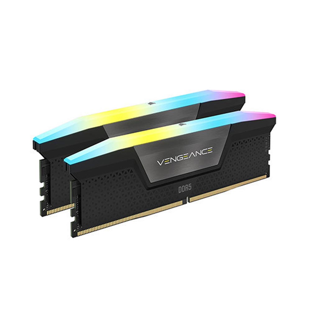 Ram PC Corsair Vengeance VENGEANCE RGB 128GB (2x64GB) DDR5 6400MHz (CMH128GX5M2B6400C42)