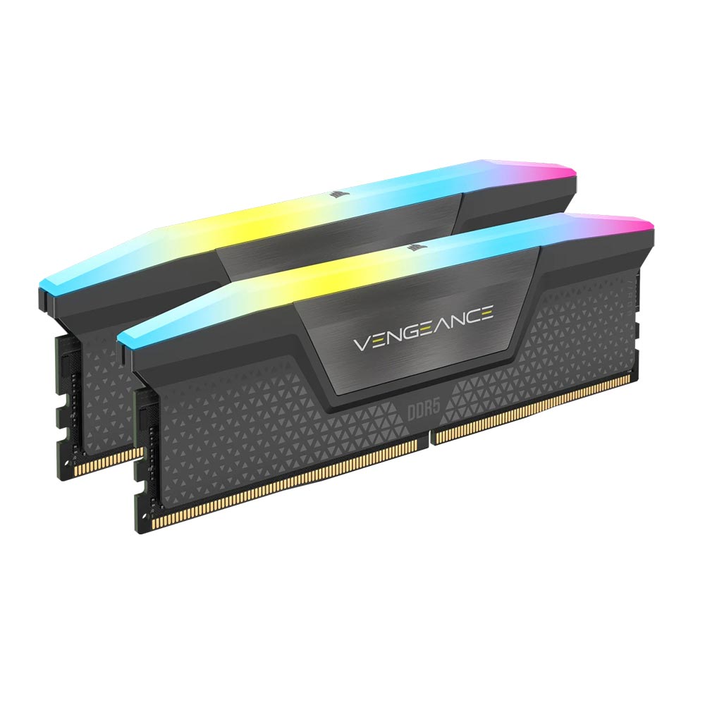 Ram PC Corsair Vengeance RS RGB 32GB (2x16GB) DDR5 bus 6000MHz Grey (CMH32GX5M2E6000Z36)