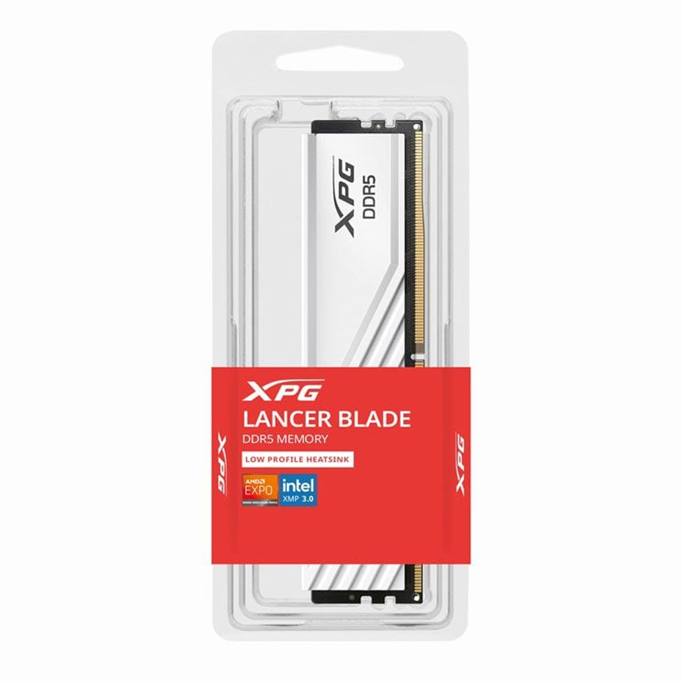 Ram PC Adata Lancer Blade 16GB DDR5 5600Mhz White (AX5U5600C4616G-SLABWH)
