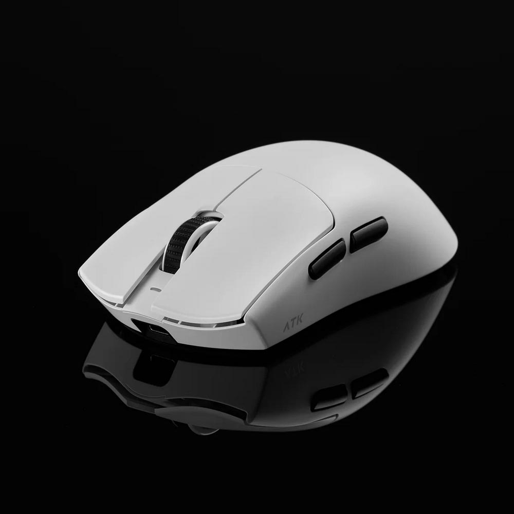 Chuột Gaming không dây ATK X1 S Tri-mode White (Bluetooth/Wireless/ Pin sạc)
