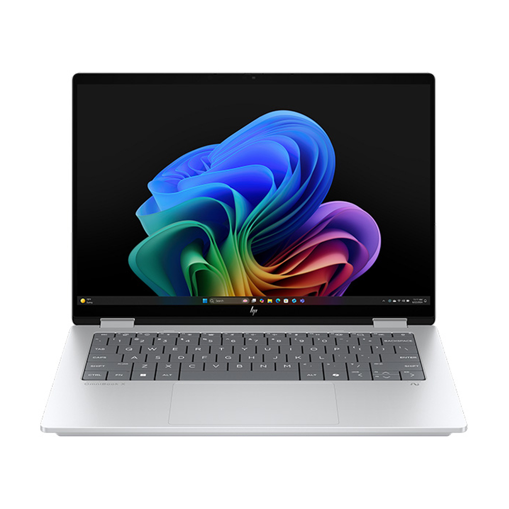 Laptop HP OmniBook X Flip 14-fk0092TU BZ7P5PA (AI 5 340/ 16GB/ 512GB SSD/ 14 inch 2K Touch/ Win 11/ Office/ Bạc/ Pen)