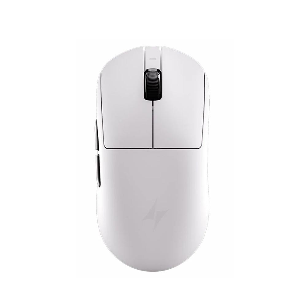Chuột Gaming không dây ATK A9 Pro Max Tri-mode White (Bluetooth/Wireless/ Pin sạc)