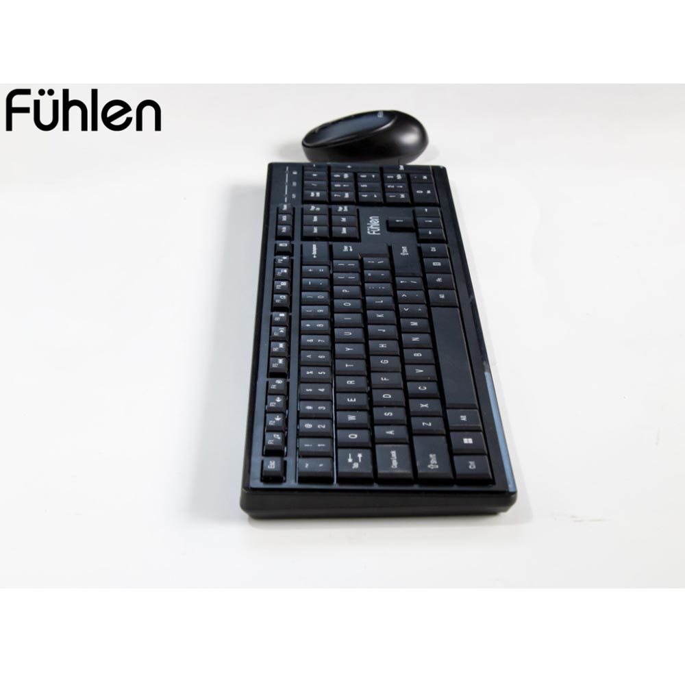 Bộ bàn phím chuột không dây Fuhlen U79s Plus (Đen)