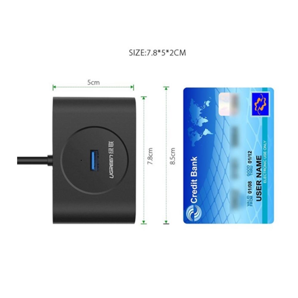 Bộ chia USB Ugreen 20291 1 ra 4 cổng USB 3.0 dài 1m