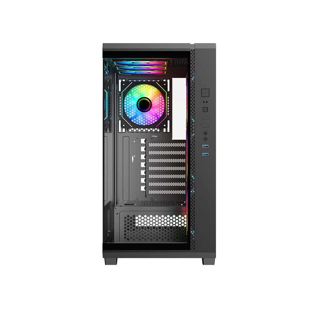 Vỏ máy tính KENOO ESPORT FK810 - Màu Đen (Mid Tower/ E-ATX/ Đen)