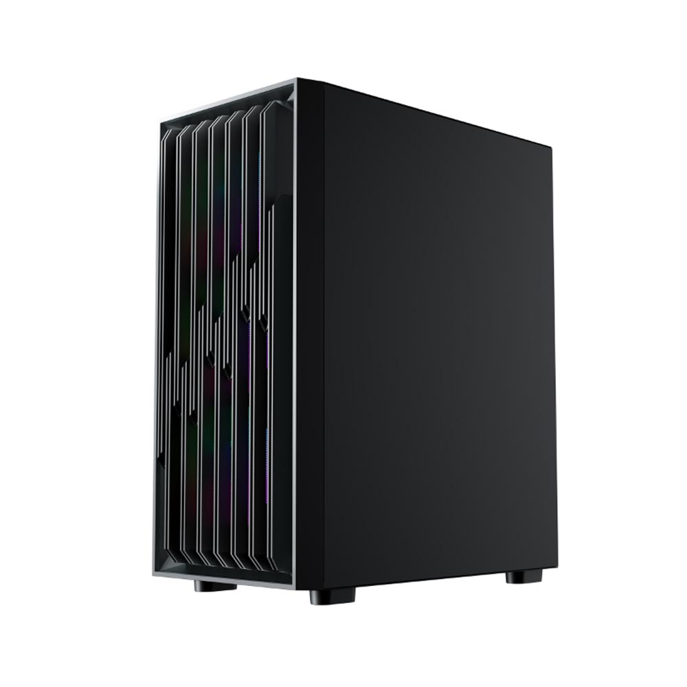 Vỏ máy tính KENOO ESPORT EM730- 3F - Mầu Đen (Mid Tower/ E-ATX/ Đen) 