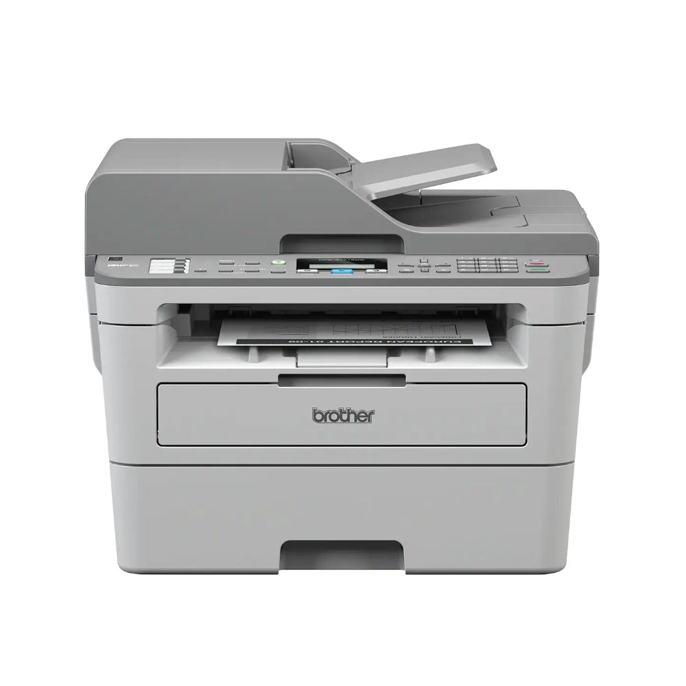 Máy in laser đen trắng Brother MFC-B7715DW (A4/A5/ In/ Copy/ Scan/ Fax/ Đảo mặt/ ADF/ USB/ LAN/ WIFI)