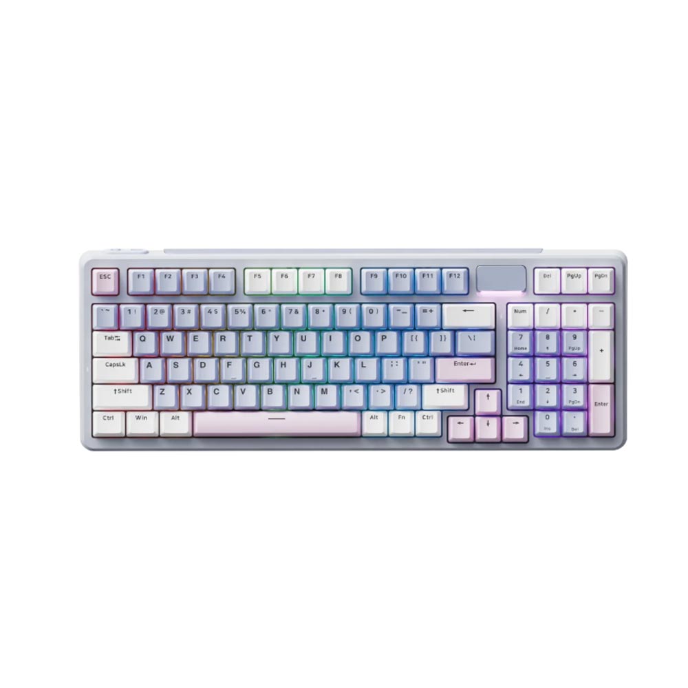 Bàn phím cơ Rapoo V700DIY-98 Xanh Dương Xám Hồng 