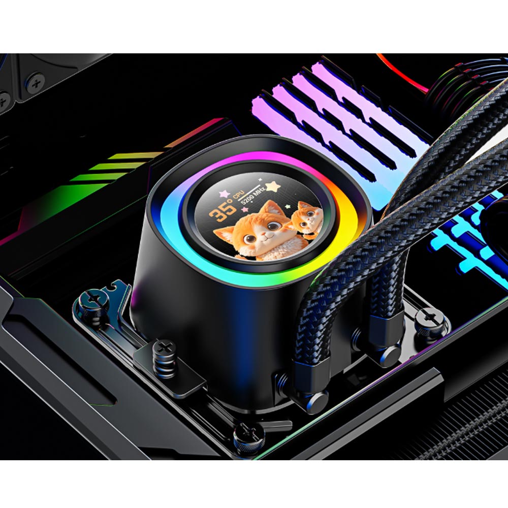 Tản nhiệt nước AIO ID-COOLING FX240 LCD Black