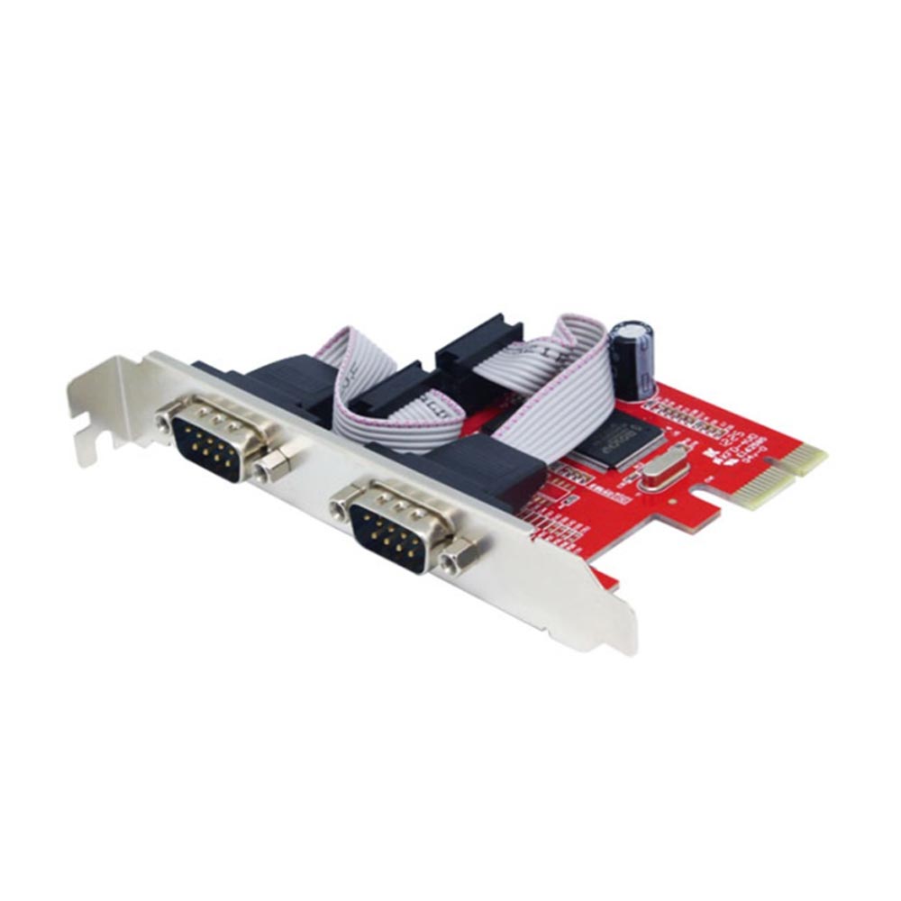 Cạc chuyển Unitek Y-7504B PCI Express 1X sang 2COM(RS232)