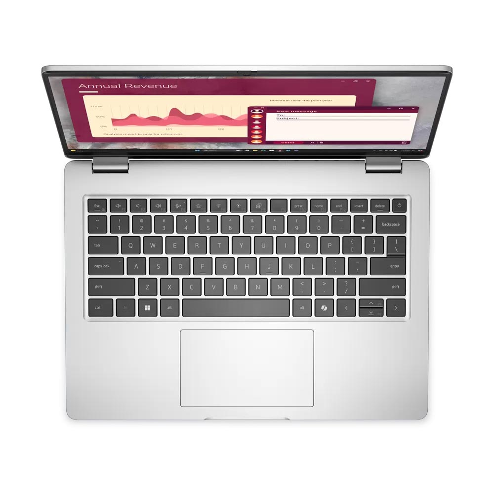 Laptop Dell Pro 14 PC14250 255U 32512W (Ultra 7 255U/ 32GB/ 512GB SSD/ 14 inch FHD+/ Win 11 Pro/ Silver/ 1Y)