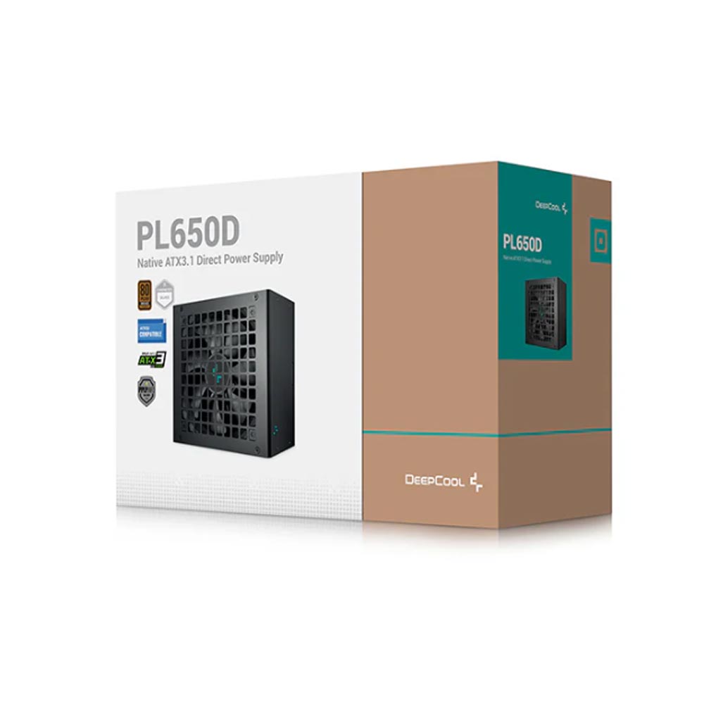 Nguồn máy tính Deepcool PL650D 650W 80 Plus Bronze ATX 3.0 PCIe 5 