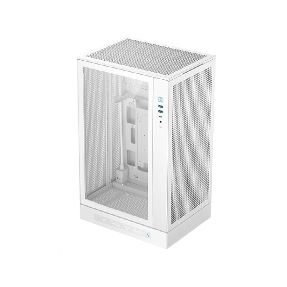 Vỏ máy tính Deepcool CH270 Digital WH m-ATX - White 