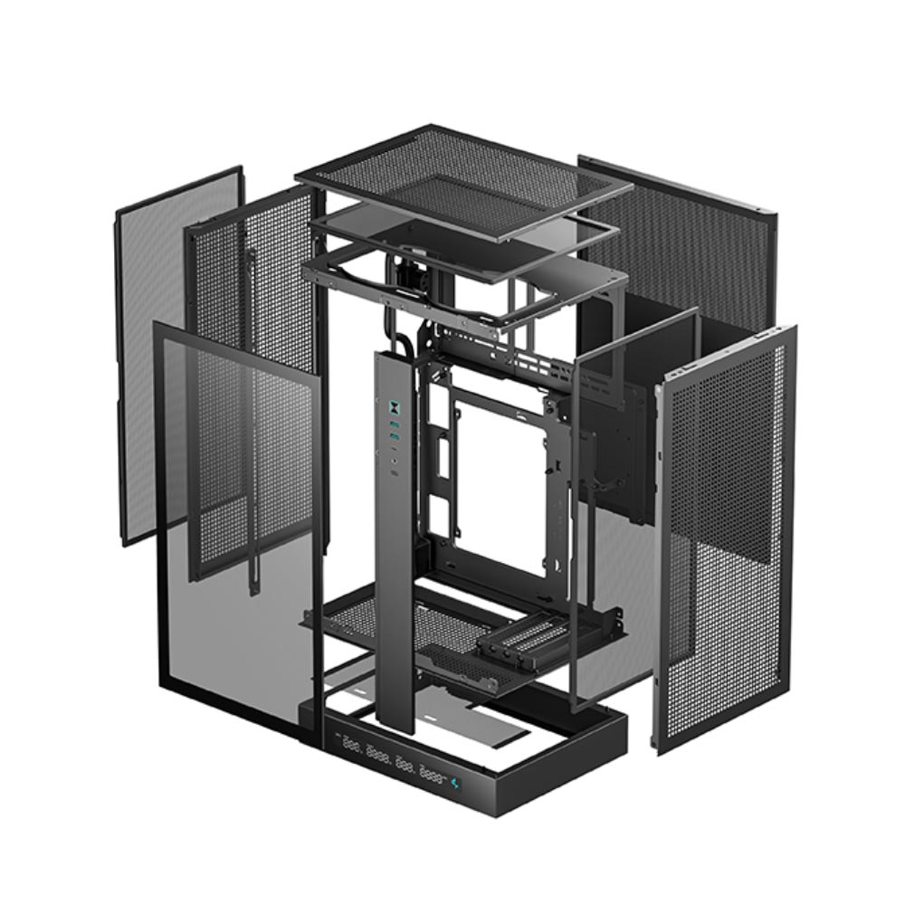 Vỏ máy tính Deepcool CH270 Digital m-ATX - Black