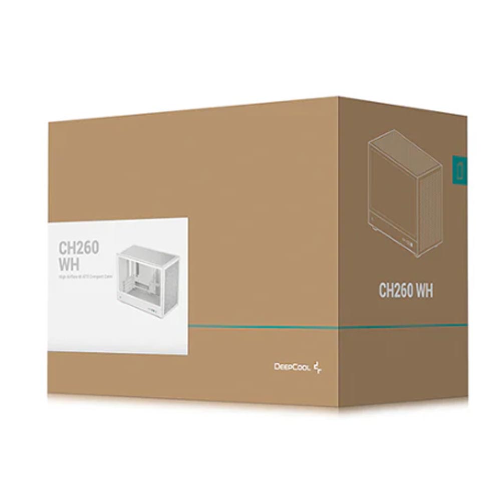 Vỏ máy tính Deepcool CH260 m-ATX - White