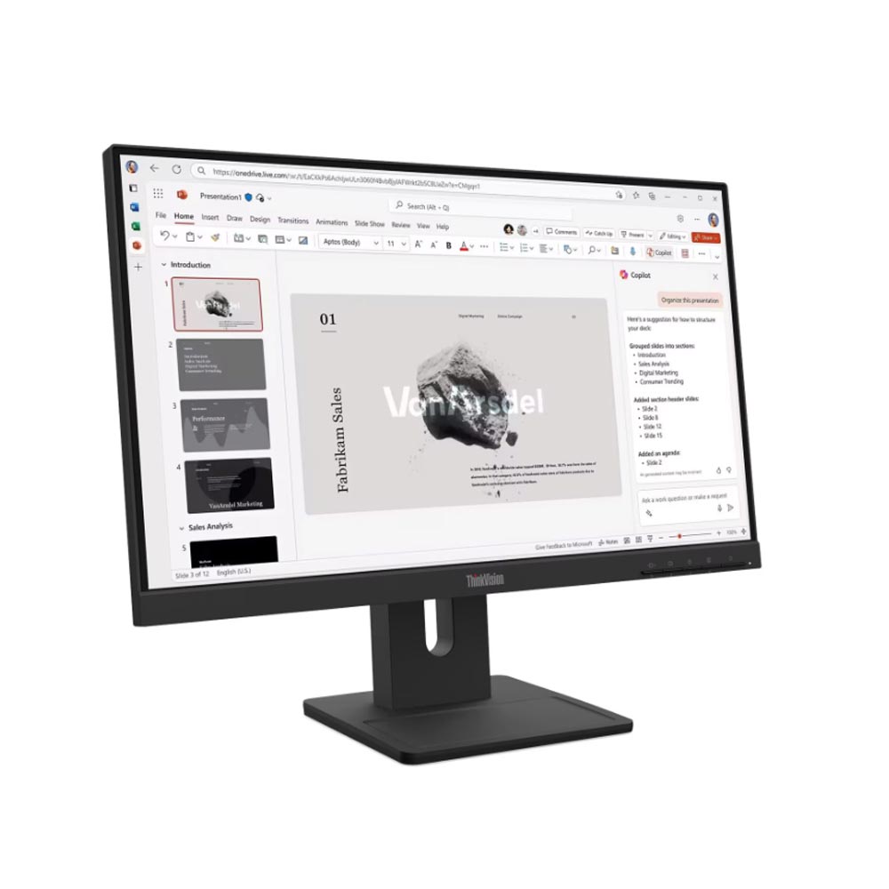 Màn hình Lenovo Think Vision E22-40 64C9MAR6VN (21.5Inch/ Full HD/ 4ms/ 100HZ/ 250cd/m2/ IPS/ Loa)