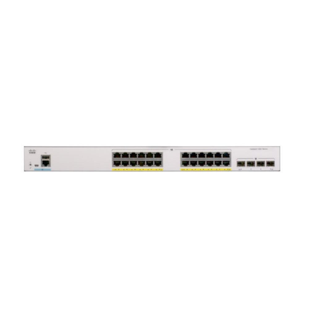Switch Cisco C1200-24P-4G (Gigabit 1000Mbps/ 24 Cổng/ 4 SFP/ 24 cổng PoE/ Vỏ kim loại)