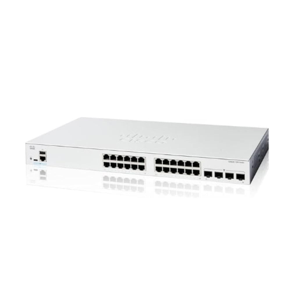 Switch Cisco C1200-24P-4G (Gigabit 1000Mbps/ 24 Cổng/ 4 SFP/ 24 cổng PoE/ Vỏ kim loại)