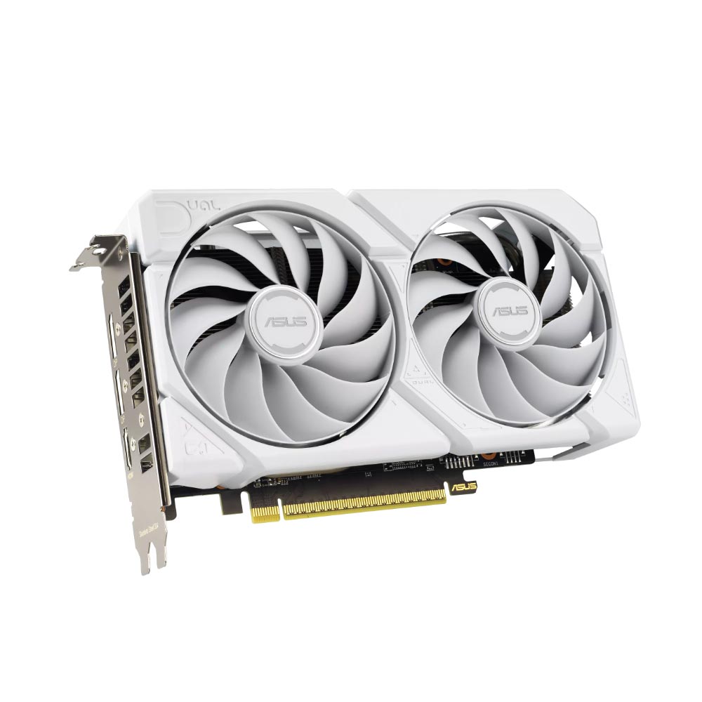 Card đồ họa Asus Dual Radeon RX 9060 XT 16G White (GDDR6/ 128 bit)