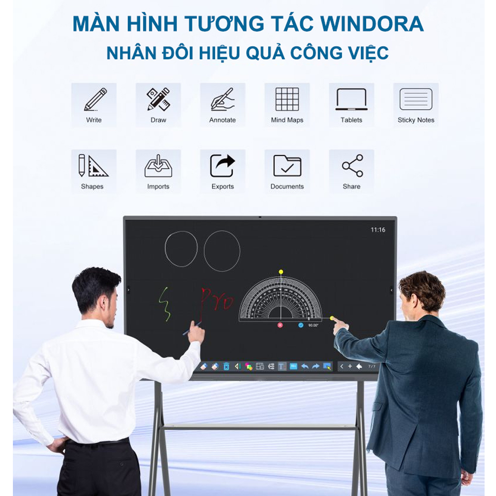 Màn hình tương tác WINDORA 86TS4K (86 Inch)