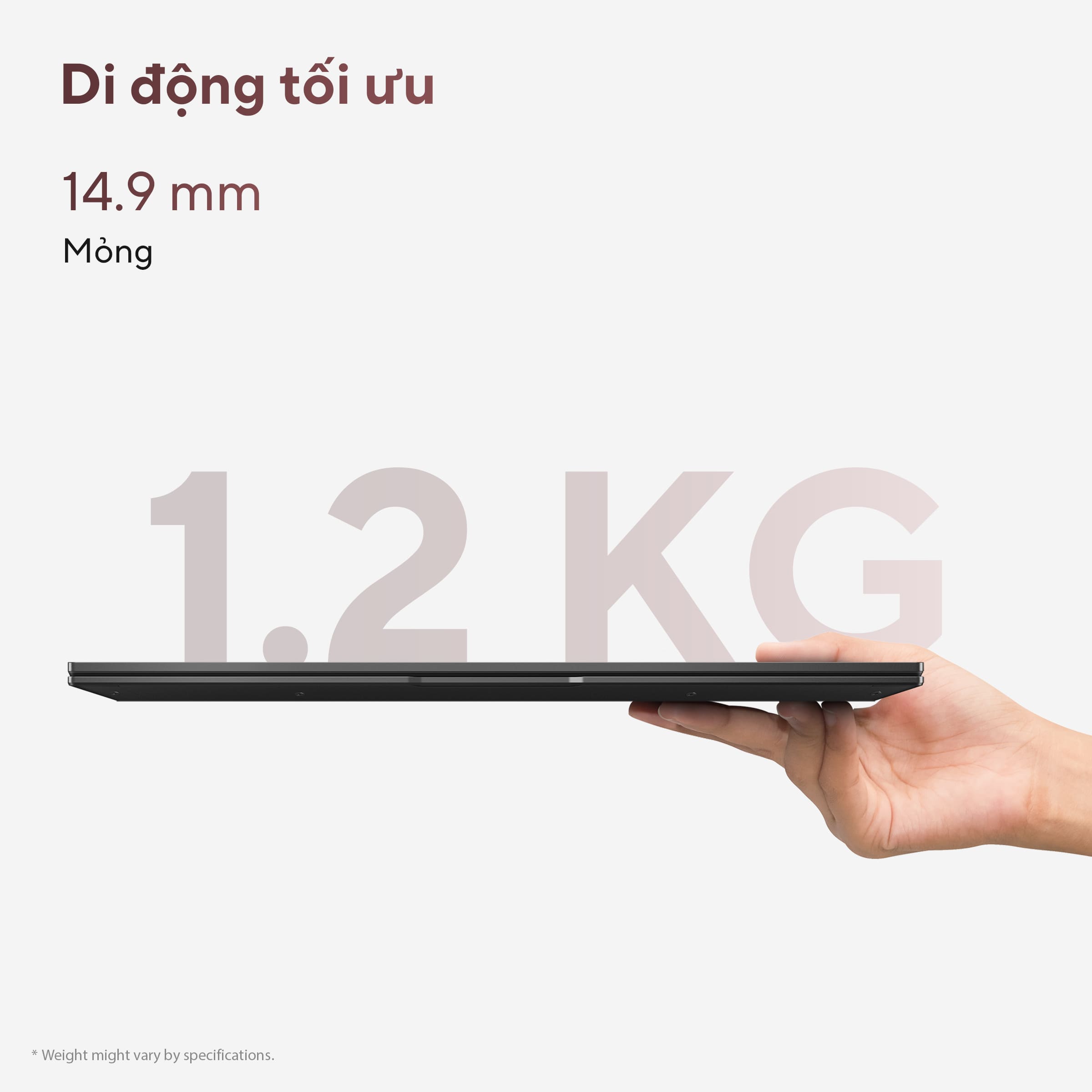 Laptop Asus Zenbook 14 UM3406GA-QD073WS (AI 7 445/ 32GB/ 1TB SSD/ 14 inch OLED/ 60HZ/ Win 11/ Office/ Black/ Vỏ nhôm/ Túi)